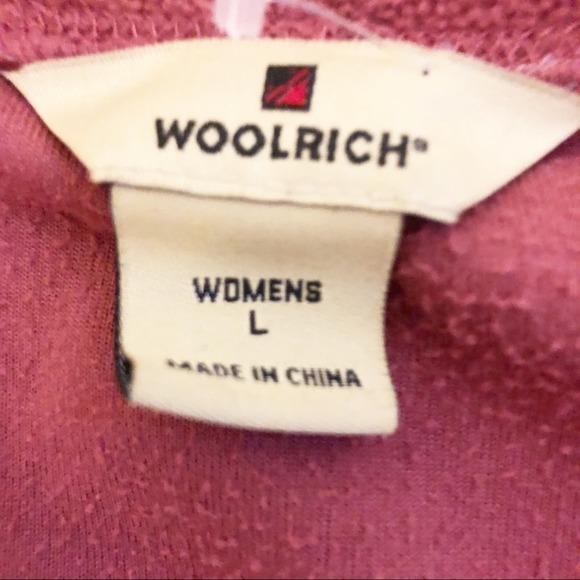 Woolrich Dahlia Quarter Zip Pullover Fleece Size Large - Picture 5 of 6